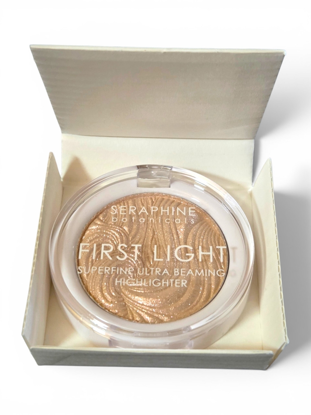NIB Seraphine Botanicals First Light Superfine Highlighter Melon Sorbet Vegan - Picture 2 of 7